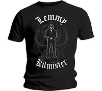 Lemmy - T-Shirt # XL Black Unisex # Memorial Statue [Import]