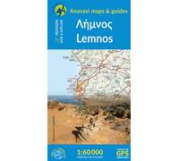 Lemnos - Échelle 1 : 60 000, Édition bilingue anglais-grec - Collectif - Anavasi - Atlas / carte