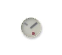 Lemnos Horloge Murale Design Kehai Gris - Sans Bruit de Tic-Tac Japonais pour Cheminée et Salon