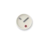 Lemnos Horloge murale Kehai blanc/petite horloge murale design sans bruit de tic-tac japonais/horloge de cheminée et horloge de salon/horloge - couleur blanc, KM22-01 GY