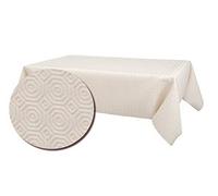 lemoinscherdeladeco sous Nappe - Protection de Table Blanc - Largeur 140cm (270 cm)