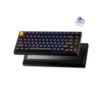 LEMOKEY Clavier de jeu mécanique personnalisé 75% sans fil Gateron double rail QMK 2,4 GHz Bluetooth 5.2 RVB rétroéclairage Mac/Windows