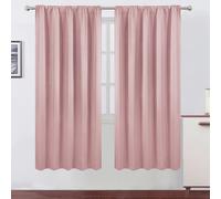 LEMOMO Lot de 2 rideaux occultants roses 132 x 183 cm