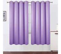 LEMOMO Lot de 2 rideaux occultants thermiques pour chambre à coucher Lavande 132 x 183 cm
