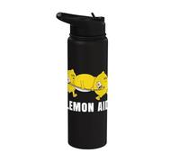 Lemon Aid Support amusant pour limonade et limonade Stainless Steel Insulated Water Bottle