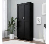 Lemon Armoire Étagère VIDAXL - Bibliothèque Décoration Noir 82,5x30,5x185,5 cm - Bois d'ingénierie CCL27715104