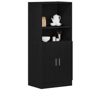 Lemon Armoire Multifonction de cuisine - VIDAXL - Armoire de cuisine noir 57x41,5x131,5 cm - bois d'ingénierie CCL52641135