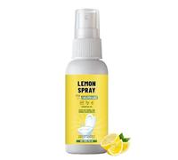 Lemon Bathroom Spray, Toilet Deodorizer Mist, 4x1 Inches Bottle with Fresh Scent, Odor Eliminator Spray, Fragrance Pump with Pocket Style, Cleaning Liquid for Home and Hotel