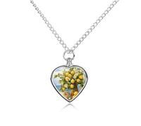 Lemon by The Window Collier urne pour chien, chat, cendres, cœur, animaux domestiques, pendentif étanche pour funéraire, bijoux commémoratifs, cadeaux pour femmes et hommes