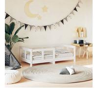 Lemon Cadre de lit pour enfant blanc 70x140 cm - Bois de pin massif CCL84160542