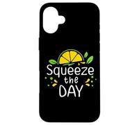 Lemon Coffee Squeeze The Day Sign,When Life Gives You Lemons Coque pour iPhone 16 Plus