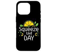 Lemon Coffee Squeeze The Day Sign,When Life Gives You Lemons Coque pour iPhone 16 Pro