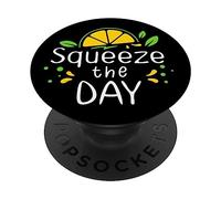 Lemon Coffee Squeeze The Day Sign,When Life Gives You Lemons PopSockets PopGrip Adhésif