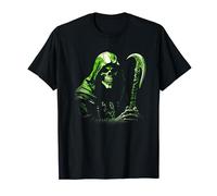 Lemon Green Tête de mort Faucheuse T-Shirt