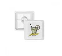 Lemon Ice Juice Tubularis Ice Cream PBT Keycaps pour Clavier mécanique Blanc OEM sans marquage R3 Multicolore