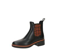 LEMON JELLY Bottes en caoutchouc 'ALLISON' orange / noir, Taille 37