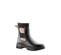 Lemon Jelly Selena, Bottine Femme de Pluie avec un Élastique à Rayures, Bottine Chelsea en PVC Parfumées au Citron