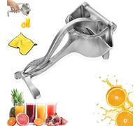Lemon Juicer Squeezer, Manual Juicer, Aluminum Alloy Handheld Fruit Orange Juice Squeezer with Ergonomic Grip, Hand Pomegranate Juicers Squeezers for Lemon Orange Pomegranate Citrus Lime (1Pc)