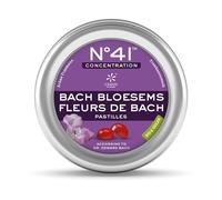 Lemon Pharma Fleurs de Bach N°41 Pastilles Concentration - formule originale du Dr Bach - bio & vegan, sans alcool - fabriqué en France - saveur framboise - 50 g