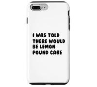 Lemon Pound Cake Lover Hilarant Funny Pound Cake Dessert Coque pour iPhone 7 Plus/8 Plus