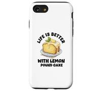 Lemon Pound Cake Lover Hilarant Funny Pound Cake Dessert Coque pour iPhone SE (2020) / 7/8