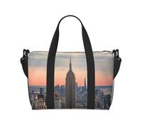 Lemon Sac de voyage à bandoulière - Sac à main à main résistant à l'eau, sac de gym de grande capacité, Empire State Building, Taille unique