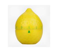 Lemon-Shaped Kitchen Timer with Mechanical Dial for Cooking, Baking, and Egg Timing