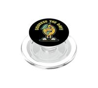 Lemon Squeeze The Day - Funny Fruit Food Pun - Lemonade PopSockets PopGrip pour MagSafe
