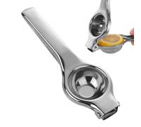 Lemon Squeezer - Manual Citrus Press, Handheld Juicer Squeezer, Lime Press Tool, Stainless Steel Hand Non-Slip Grip Juicer, Kitchen Fruit Durable Ergonomic Tool| Compact Design with easy handling for