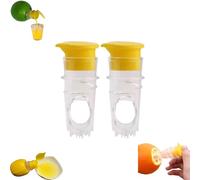 Lemon Squeezers,Presse Citron Manuel, Mini Presse Agrume Manuel Plastique,Portable Lemon Squeezer,Lemon Juicer Pour Utilisation Dans Les Restaurants,Cuisines,Bars-A