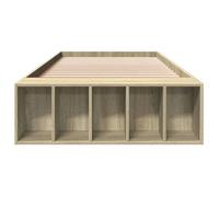 LEMON®Structure de lit adulte - single lit - Cadre de lit - sans matelas - Chêne sonoma - 90x190cm 994 - Soldes