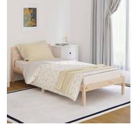 LEMON Structure de lit - sans matelas - Lit adulte/enfant - bois de pin massif 90x200 cm LL649