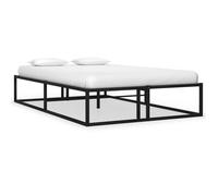 LEMON Structure de lit - sans matelas - Lit adulte/enfant - noir métal 120x200 cm LL661