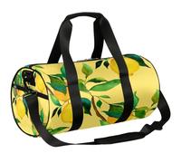 Lemon Tree Sac de sport léger pour homme et femme Jaune citron, citronier, 17.6(L) x 9(W) x 9(H) inch