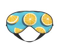 Lemon Wedges Masque doux pour les yeux Unisexe Confortable et respirant Convient pour le repos quotidien Aide à entrer rapidement dans le sommeil profond