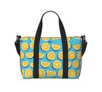 Lemon Wedges Sac à main à bandoulière pour femme Sac à main décontracté avec fermeture éclair Convient pour le travail, les voyages, le fitness, les voyages