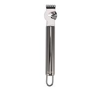 Lemon Zester Stainless Steel Lemon Citrus Peeler Kitchen Peeler Tool Orange Lemon Peelers Citrus Orange Peeling Tool for Kitchen Bar Restaurant (Black)