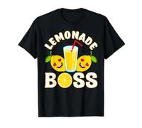 Lemonade Boss for an Entrepreneur T-Shirt Graphique avec Valeur, Homme, Noir, L