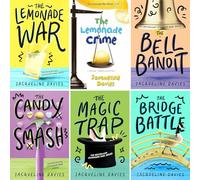 Lemonade War Series 1-6, Collections Set 6 Books, The Lemonade War, The Lemonade Crime, The Bell Bandit, The Candy Smash, The Magic Trap, The Bridge Battle, by Jacqueline Davies