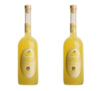 LEMONCELLO - Italiano, italien haut de gamme riche et corsé - Liqueur de citron - 500 ML (Lot de 2)