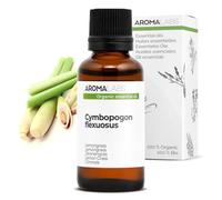Lemongrass BIO (Cymbopogon flexuosus) - 30 mL - Huile Essentielle Chémotypée et Certifiée AB - Aroma Labs - Made in France