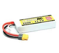 LemonRC Batterie LiPo 11,1 V 2200 mAh Nombre de cellules : 3 35 C Softcase XT60