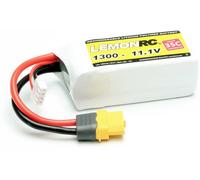 LemonRC Pack de batterie (LiPo) 11.1 V 1300 mAh Nombre de cellules: 3 35 C Softcase XT60