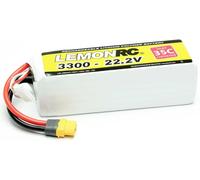 LemonRC Pack de batterie (LiPo) 22.2 V 3300 mAh Nombre de cellules: 6 35 C Softcase XT60