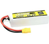 LemonRC Pack de batterie (LiPo) 22.2 V 3300 mAh Nombre de cellules: 6 60 C Softcase XT90