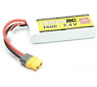 LemonRC Batterie LiPo pour modélisme 7,4 V 1600 mAh Nombre de cellules : 2 35 C Softcase XT60