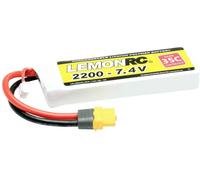 LemonRC Pack de batterie (LiPo) 7.4 V 2200 mAh Nombre de cellules: 2 35 C Softcase XT60