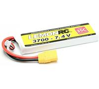 LemonRC Pack de batterie (LiPo) 7.4 V 3700 mAh Nombre de cellules: 2 35 C Softcase XT90