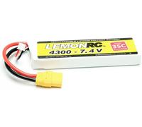 LemonRC Pack de batterie (LiPo) 7.4 V 4300 mAh Nombre de cellules: 2 35 C Softcase XT90