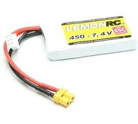 LemonRC Pack de batterie (LiPo) 7.4 V 450 mAh Nombre de cellules: 2 35 C Softcase XT30